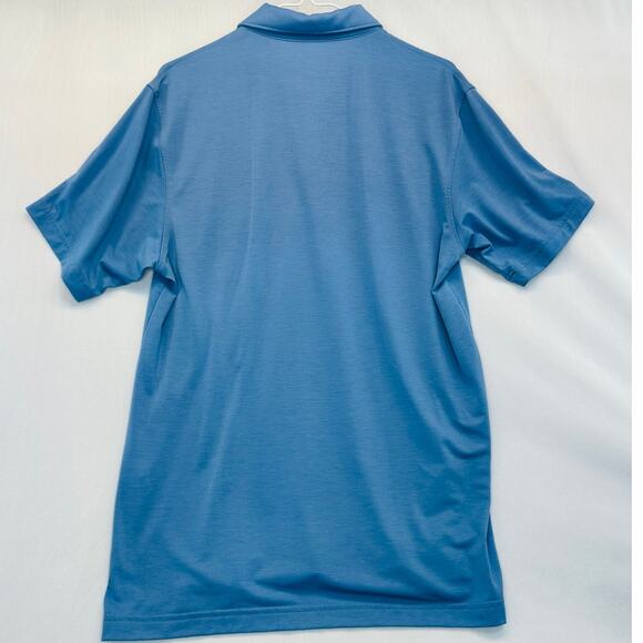 Peter Millar Seaside Dri Release Natural Touch Polo – Blue – Size Small - Picture 4 of 6